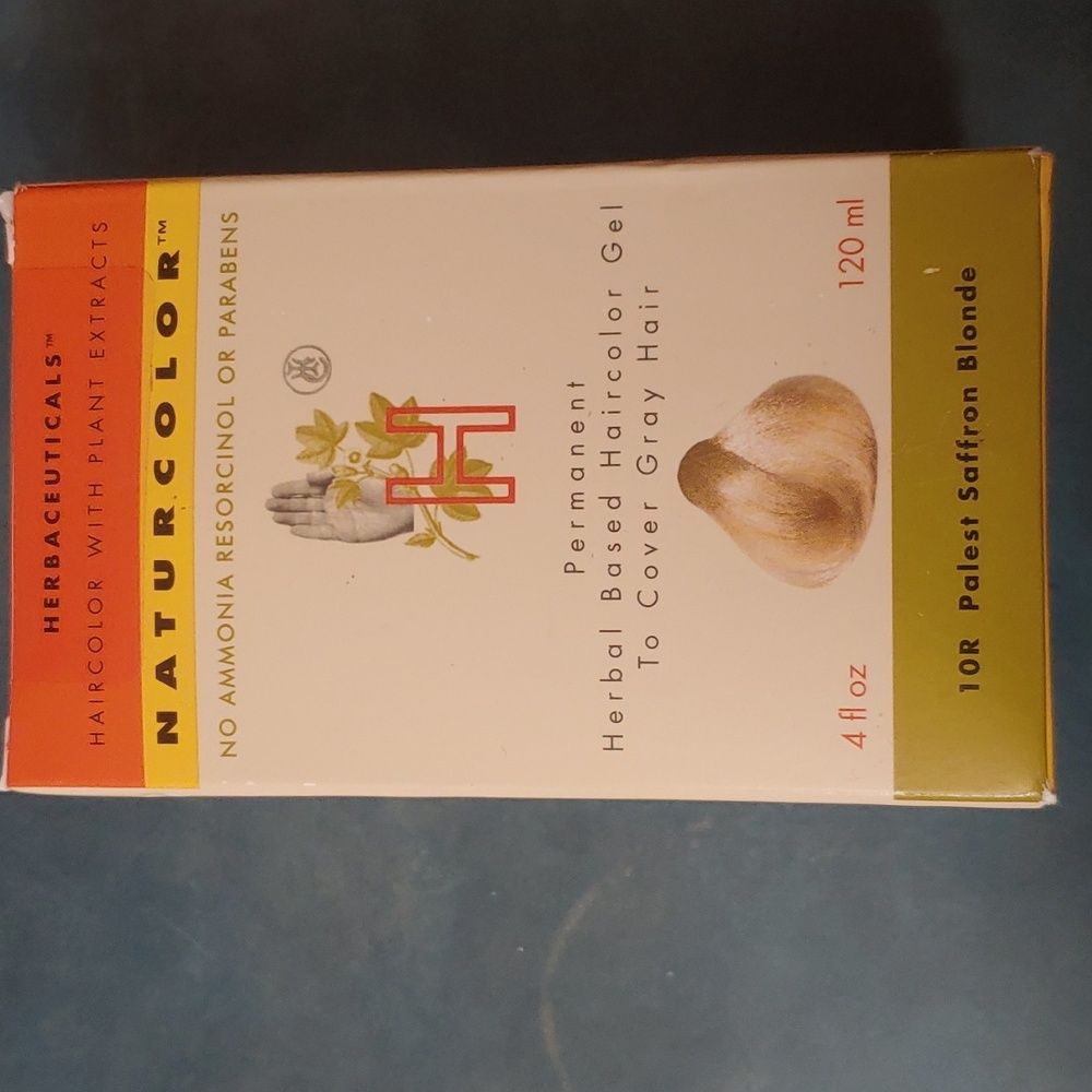 Herbal based hair color gel